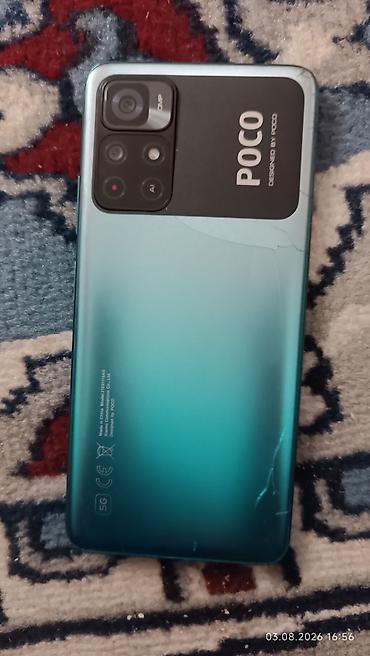 мобильный монитор: Poco M4 Pro 5G, Б/у, 128 ГБ, цвет - Синий — 2