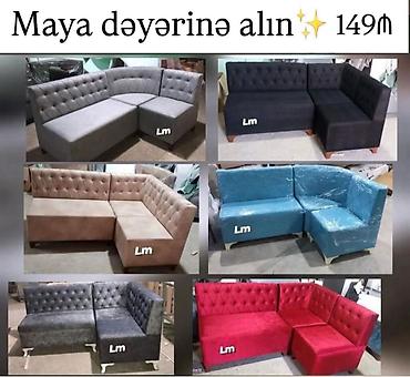 metbex kunc divani: Mətbəx üçün künc divan dəsti. Şəkillərdə müxtəlif rəng və üzlük — 1