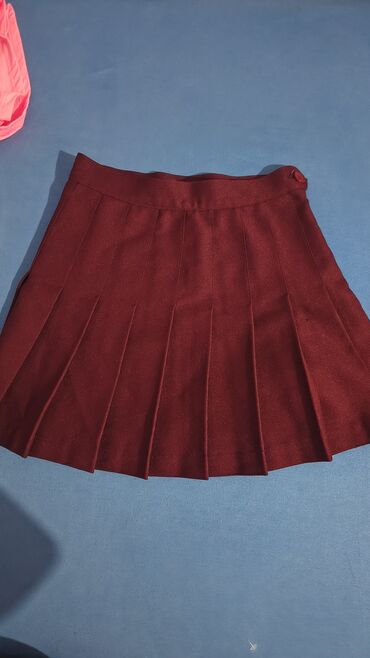 leprsave suknje: XS (EU 34), Mini, bоја - Bordo
