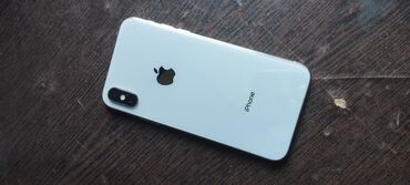 redmi note 7 цена бу: IPhone X, Колдонулган, 64 ГБ, Ак, Заряддоочу түзүлүш, Кабель, Каптама, 100 %