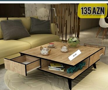 Masalar: Jurnal masası, Yeni, Açılmayan, Laminat, Dördbucaq masa — 5