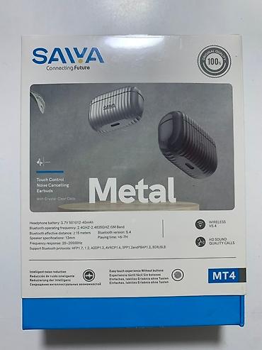 micro 43: Беспроводные наушники SAIVA Metal MT4 - TWS-гарнитура с технологией — 2