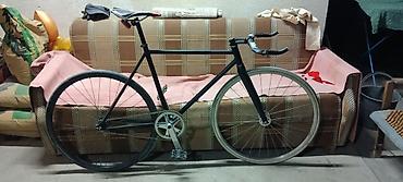 fix gear: Fixie bike Фрейм Amotion лкп 7/10 Руль бул Хорн Alied Вилка ФУЛЛ КАРБО — 2
