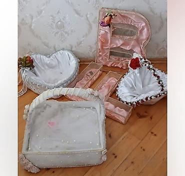 gullərin satışı: Toy-nişan aksesuar dəsti hər biri ayrı ayrı satilir - Zərif dekorlu — 1