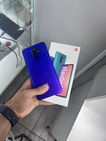 плисос ош: Redmi, Redmi 9, Б/у, 32 ГБ, цвет - Синий