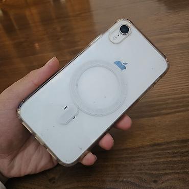 tab s5e: IPhone Xr, Б/у, 128 ГБ, White Titanium, Чехол, 78 % — 5