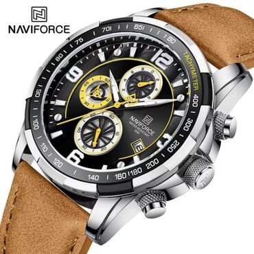 naviforce saat: Yeni, Qol saatı, NaviForce, rəng - Qara