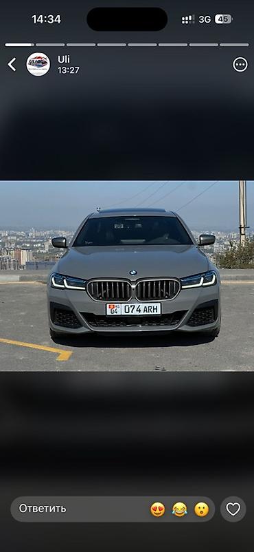BMW: BMW 5 series: 2021 г., Автомат, Седан — 2