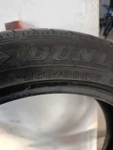 50: Шины 205 / 50 / R 17, Лето, Б/у, 1 шт, Легковые, Япония, Dunlop — 3