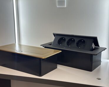 Rozetkalar: Gizli razetka 3-dərin razetkalı model cəmi 48 azn. Metal korpuslu bu — 10