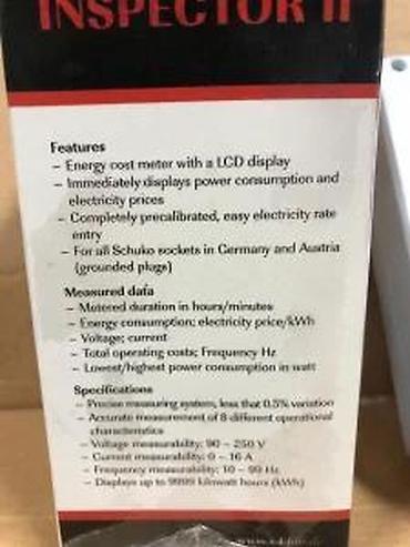 Ostala elektronika: X4-LIFE Inspector II – merač potrošnje električne energije (KD-3020) — 12