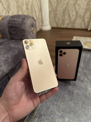 Apple iPhone: IPhone 11 Pro Max, 256 GB, Qızılı, Simsiz şarj — 16