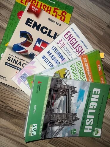 6 ci sinif ingilis dili test kitabi: Inglis dili ancaq ikisi seliqeli islenilib, 3ün kecen hefte almisam