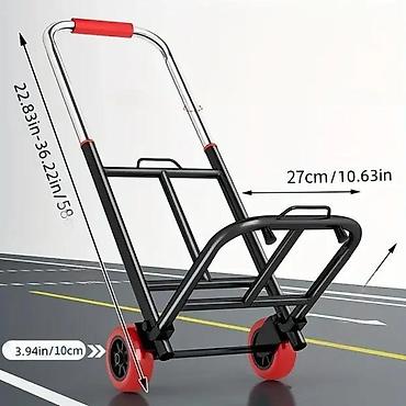 pb swiss tools: Robusna sklopiva kolica sa povlačnom ručkom od 50kg T-09 NOV. Opis — 2