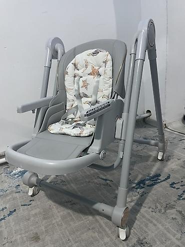 Стульчики для кормления: Детский стул‑шезлонг 2‑в‑1 (кормление и укачивание) - — 5