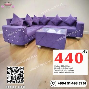 Divanlar: Künc divan, Yeni, Açılan, Bazalı, Parça, Şəhərdaxili pulsuz çatdırılma — 4