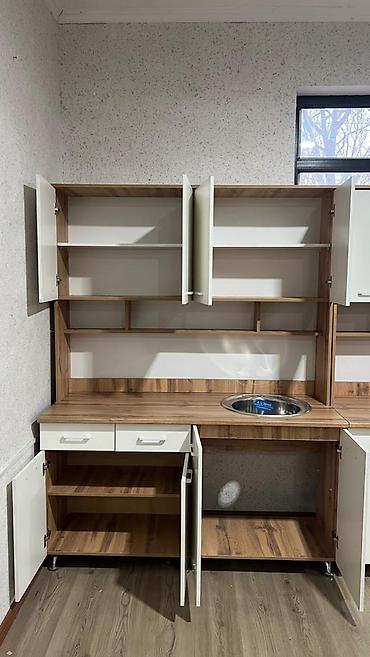 Кухонные гарнитуры: Кухонный гарнитур, Новый, цвет - Белый, Бесплатная доставка — 16