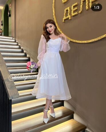 свадебная платья размер 48 50: Вечернее платье, Пышное, Длинная модель, С рукавами