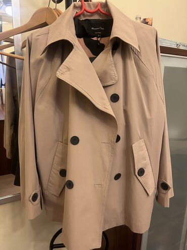 Mantili: M, Novo, Sa postavom, Jednobojni, bоја - Bež — 11