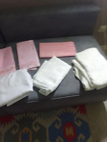 Digər tekstil: Məişət tekstili dəsti - 1 ədəd iri ölçülü ağ frotte dəsmal - 2 ədəd — 3
