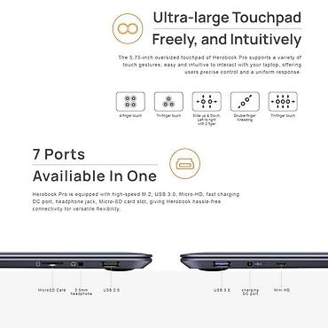 для чтения: Ноутбук Chuwi HeroBook Pro, Intel N4020 (2 ядра/2потока, up to — 10