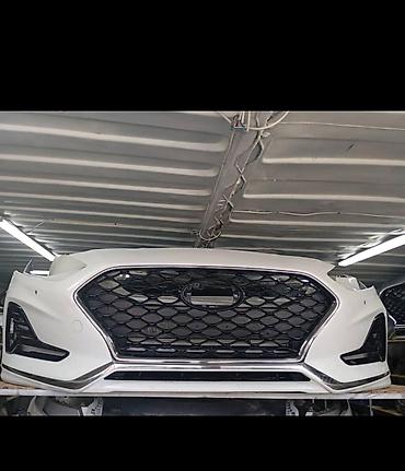 Передний бампер в сборе для седана Hyundai Sonata (рестайлинг