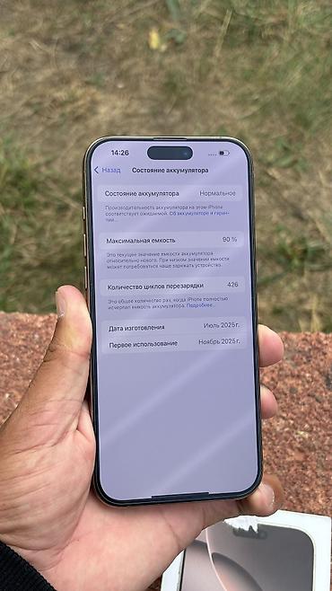 грелка электрический: IPhone 16 Pro Max, Б/у, 512 ГБ, Desert Titanium, Защитное стекло, Чехол, Коробка, 90 % — 4