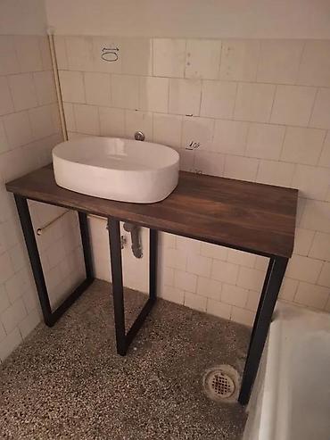 vestacko cvece: POLICA ZA UMIVAONIK PO MERI XR665 | Izrada po meri Dezen ploče po — 10