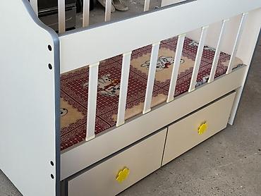 yumru beşik: Uşaq beşiyi – kompakt və funksional model - Material: laminat/MDFlam — 5