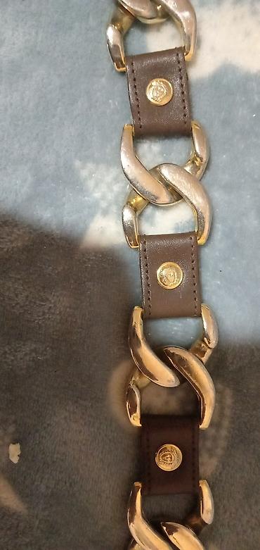 Pantalone: Muške kožne pantalone Versace Jeans Couture Unisex - Materijal — 12