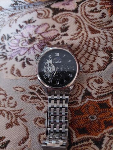 mexanika saatlar qiymeti: Новый, Наручные часы, Tissot, цвет - Черный