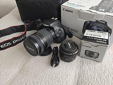 фотопарат canon: Продам Canon EOS 600d В комплекте: 1. Объектив 18-135мм 2. Объектив — 2