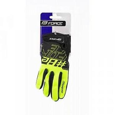 deciji biciklo: RUKAVICE FORCE MTB SVIPE LETNJE, CRNO-FLUO XL | Šifra — 7