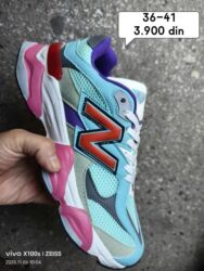 Women's Sneakers and athletic shoes: New Balance, 45, bоја - Svetloplava — 11