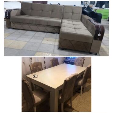 Divan və masa dəstləri: Yeni, Künc divan, Qonaq otağı üçün, Açılmayan, Türkiyə — 3