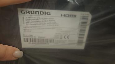 grundig: GRUNDIG LED televizor heç işlənməyib(yəni paketindən — 1