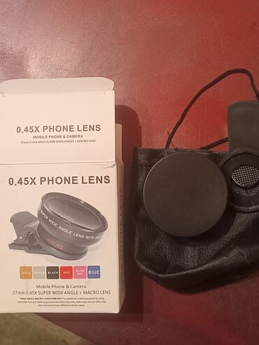 Obyektivlər və filtrləri: 0.45X Phone Lens – Mobil telefon və kamera üçün 2‑də‑1 linza — 4