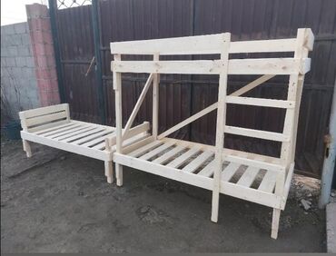 Односпальные кровати: Ассолому алейкум!! Эки кабатуу кровать жасайбыз таза сыйда жыгачтан — 7