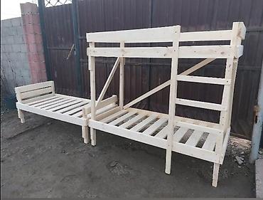 Односпальные кровати: Ассолому алейкум!! Эки кабатуу кровать жасайбыз таза сыйда жыгачтан — 3