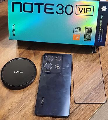infinix not 30 vip: Infinix Note 30 VIP, 256 GB, rəng - Qara, Simsiz şarj — 2