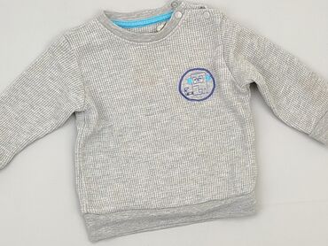 kurtka jeansowa dla chłopca: Sweatshirt, 5.10.15, 6-9 months, condition - Very good