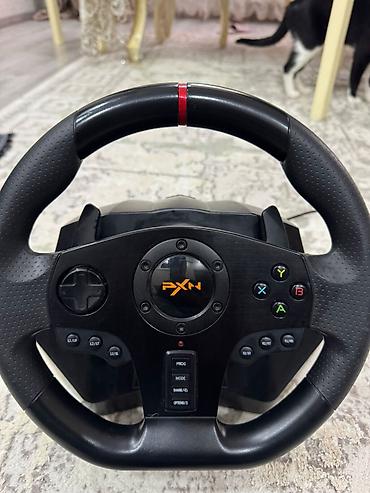 psn hediye kartı: PXN V9 Gaming Racing Wheel satılır. Vəziyyəti yaxşıdır, problemsiz — 7