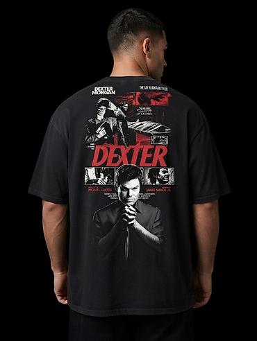 atelier: Məhsul: “Dexter” temalı unisex qısaqol köynək - Rəng: Qara, istənilən — 1