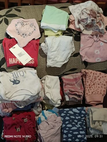 plavi kaput sa krznom: Bundle: Bodysuits, Leggings, Beanies, For girls, age: up to 3 months