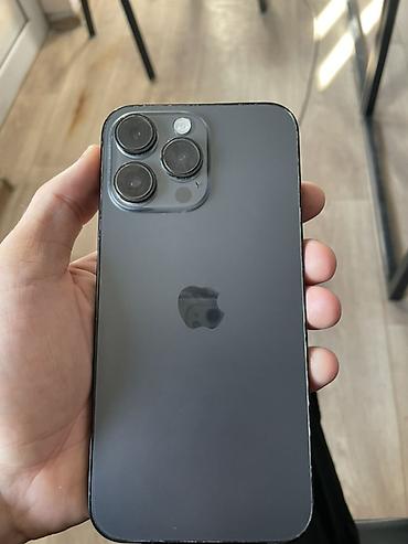 15 айфон цена: IPhone 14 Pro Max - Цвет: чёрный (Black/Titanium Black). - Экран — 4