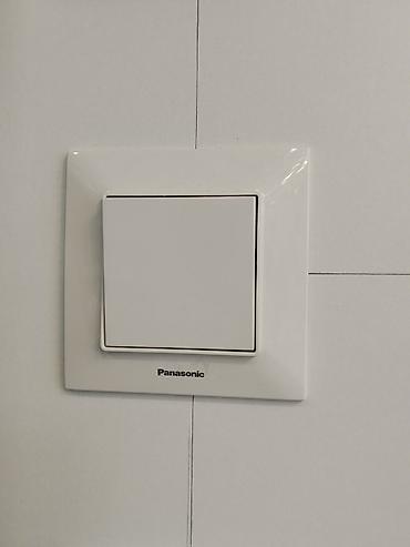 pan: Одноклавишный выключатель света Panasonic, белый. - Серия — 1