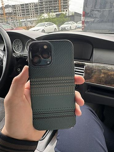 Apple iPhone: IPhone 13 Pro Max, Б/у, 128 ГБ, Графит, Чехол, 77 % — 3