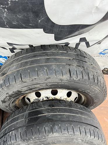 Колеса в сборе: Колеса в сборе 225 / 70 / R 15, Зима, Б/у, Комплект, Легкий коммерческий транспорт (C/LT), Железные, отверстий - 5 — 14