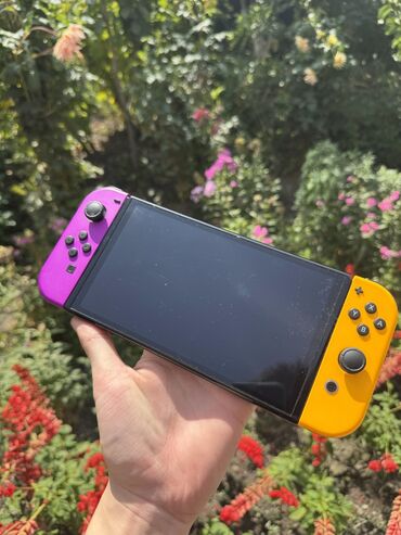 внешние накопители: Продаю Nintendo Switch Oled. Orange and purple joycon🤩 Чипованный