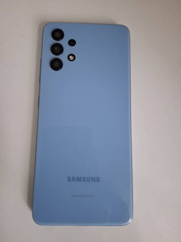 телефон х2: Samsung Galaxy A32 5G, Колдонулган, 128 ГБ, түсү - Көгүлтүр